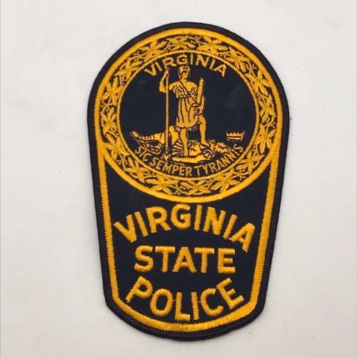 Vintage `Virginia State Police` Arm Patch