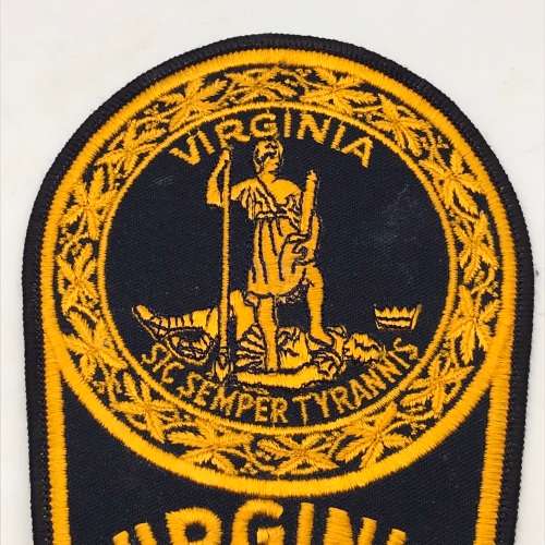 Vintage `Virginia State Police` Arm Patch