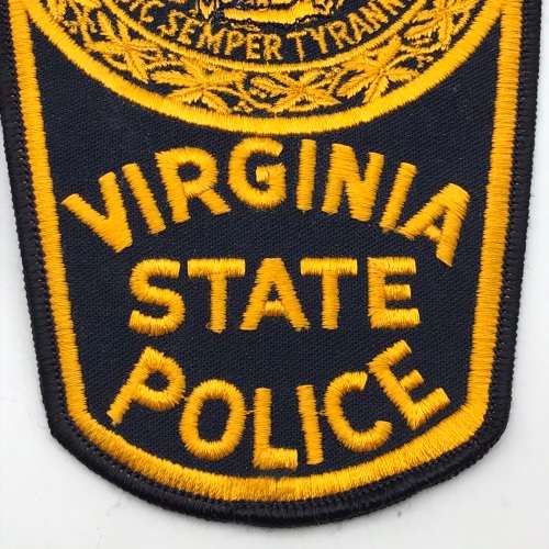 Vintage `Virginia State Police` Arm Patch