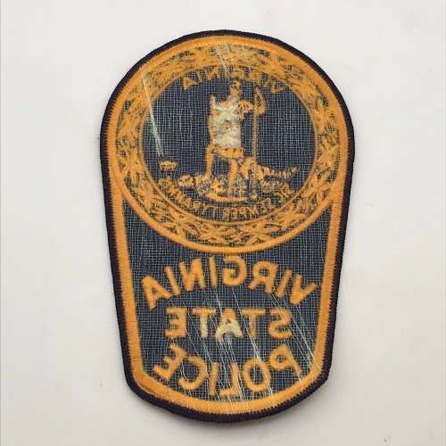 Vintage `Virginia State Police` Arm Patch