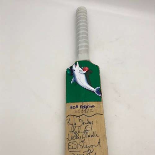 Cricket - Early SA/Natal Signed Small Bat (2001/2)