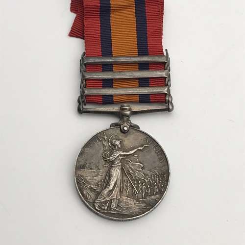 Boer War - Scarce Q.S.A. Medal `R.S.M. F.J. Mulligan` (Border Horse)