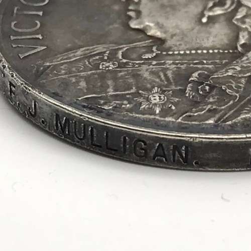 Boer War - Scarce Q.S.A. Medal `R.S.M. F.J. Mulligan` (Border Horse)