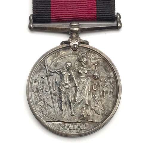 Natal 1906 Rebellion Medal `F. Mackrory` (Durban Light Infantry)
