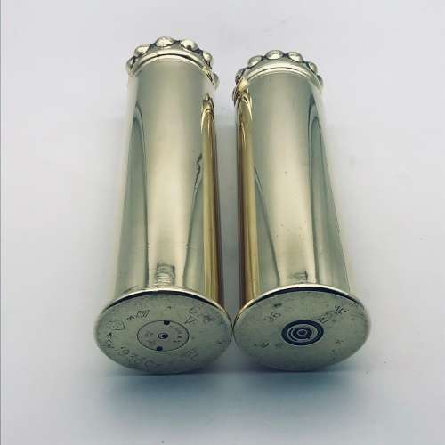 Pair Large `Trench Art` Brass Shells (6 PR)