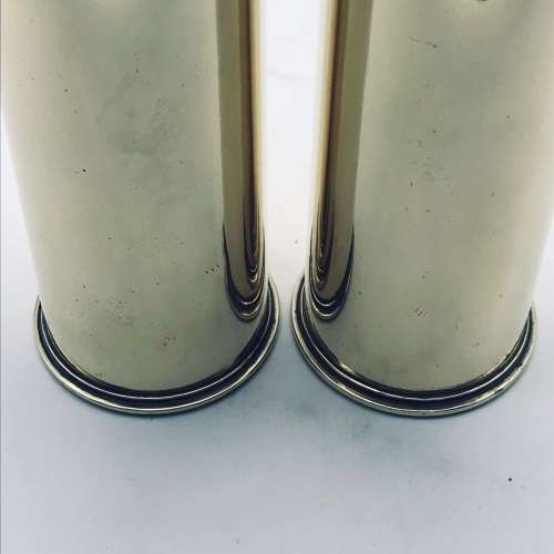 Pair Large `Trench Art` Brass Shells (6 PR)