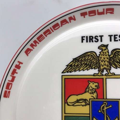 S.A. Rugby - `South American Tour` 1980 Collectors Plate (Toksie)