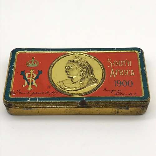 Rare Boer War - Chocolate Tin with Original Chocolates (Queen Victoria)