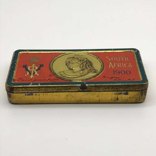 Rare Boer War - Chocolate Tin with Original Chocolates (Queen Victoria)