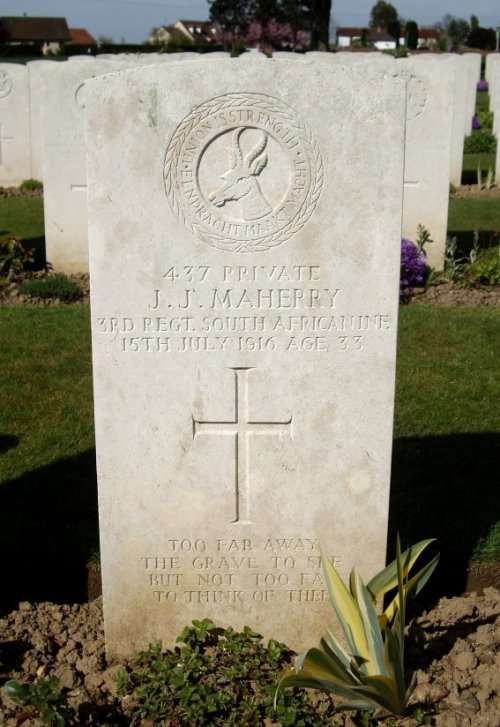 Natal 1906 Medal `J.J. Maherry` (Natal Rangers) (K.I.A. Deville Wood)