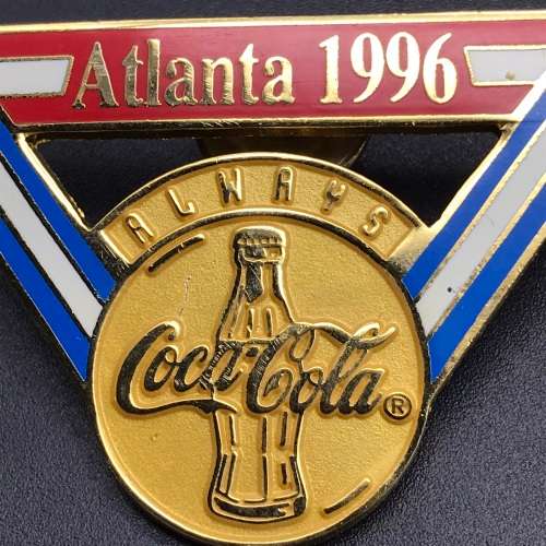 Olympic `Atlanta 1996 - Coca Cola` Lapel Pin
