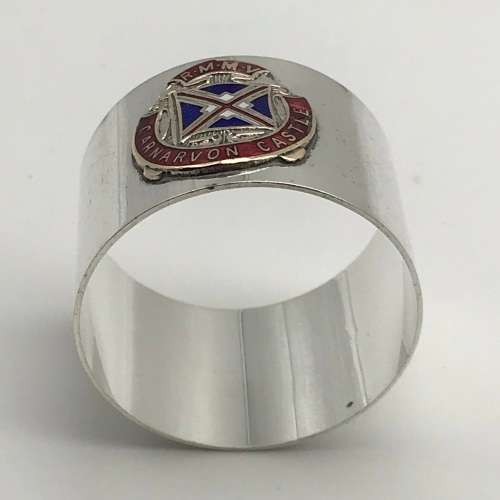 Union Castle Line `R.M.M.V. Carnarvon Castle` Napkin Ring