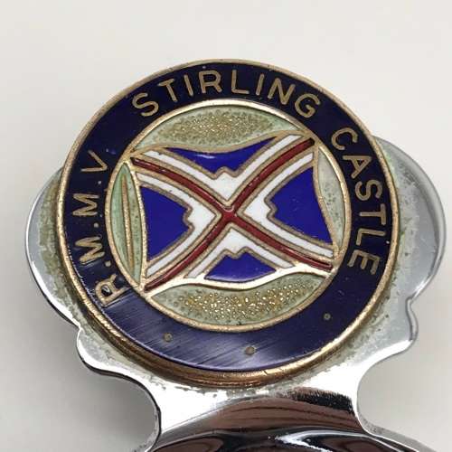 Union Castle Line `R.M.M.V. Sterling Castle` Caddy Spoon