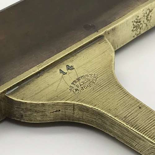 Antique French Brass `Bookbinding Type Tool` (J. Prevost)