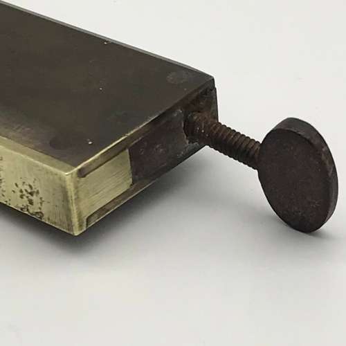Antique French Brass `Bookbinding Type Tool` (J. Prevost)