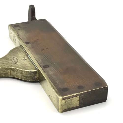 Antique French Brass `Bookbinding Type Tool` (J. Prevost)
