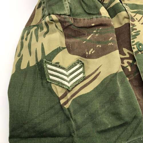Rhodesian Army Camo Shirt with Insignia (Statesman)