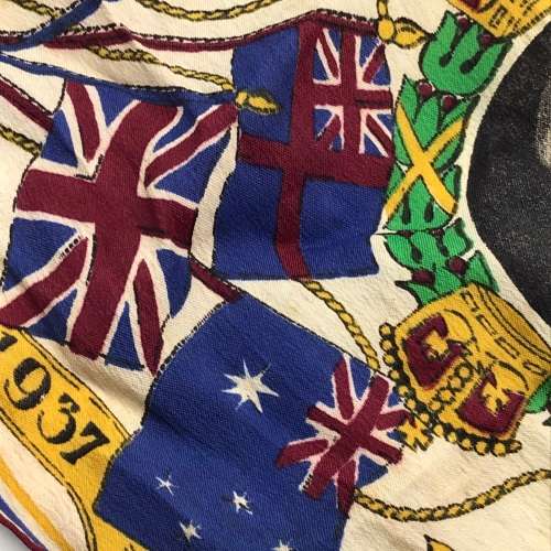 Scarce `King Edward VIII 1937 Coronation` Souvenir Handkerchief