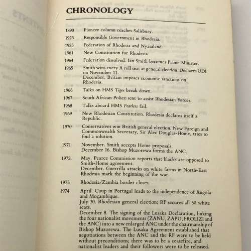 Rhodesia - `A Short Thousand Years` by `Paul Moorcraft` (Signed)