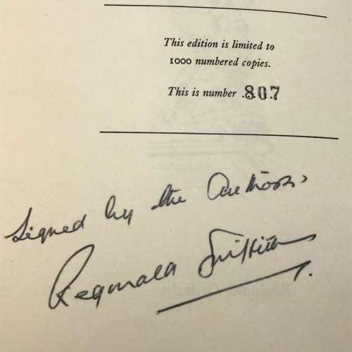 Scarce `First City - A Saga of Service` by `Reginald Griffiths` (Signed & Numbered)