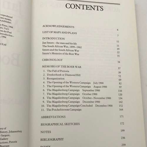 South Africa - `Jan Smuts Memoirs of The Boer War`