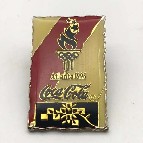 Olympic `Atlanta 1996` - `Coca Cola` Enamel Lapel Pin