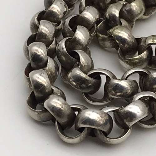 Victorian Solid Silver `Cameronians` Cross Belt Boss, Chains & Whistle (Scottish Rifles)
