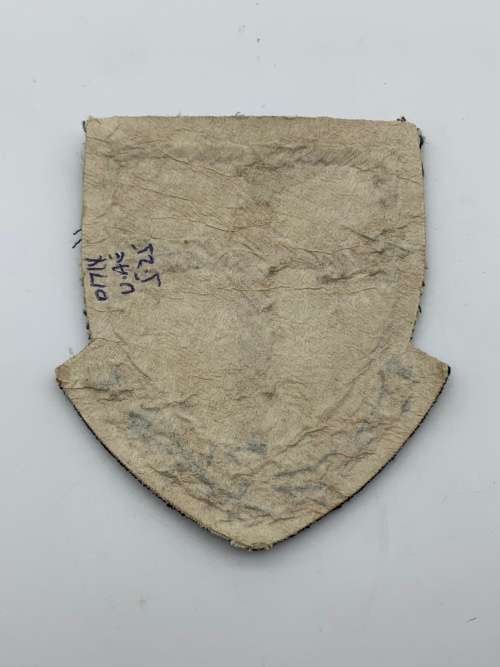 Early `8th Army` Bullion Embroidered Blazer Badge
