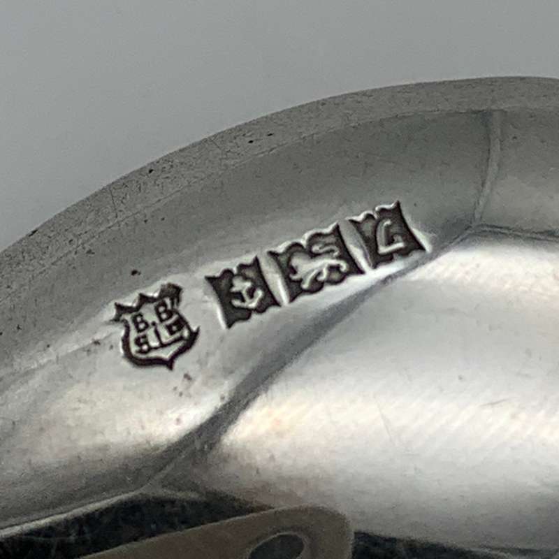Early Solid Silver & Enamel `Scarborough` Souvenir Spoon