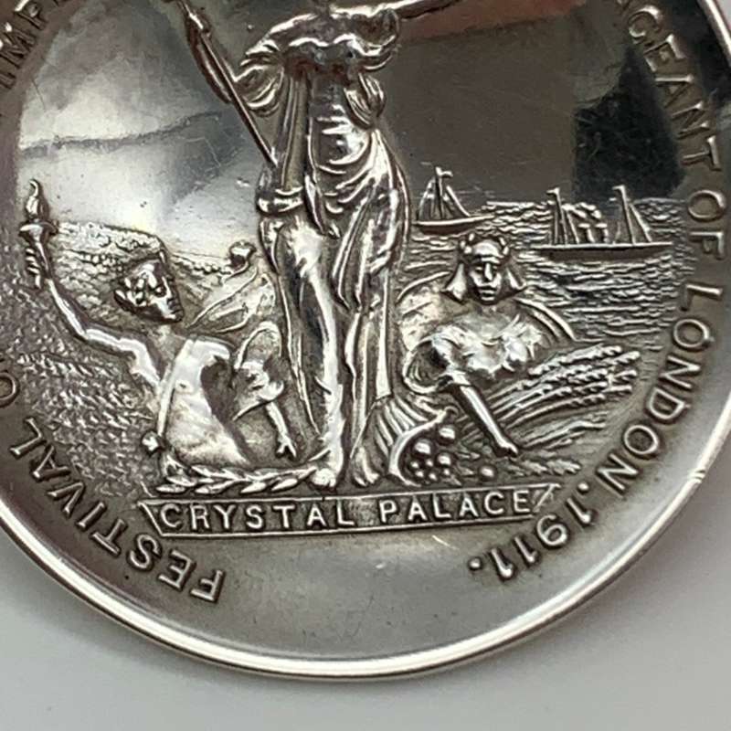 Antique Silver `1911 Festival of Empire` Souvenir Spoon