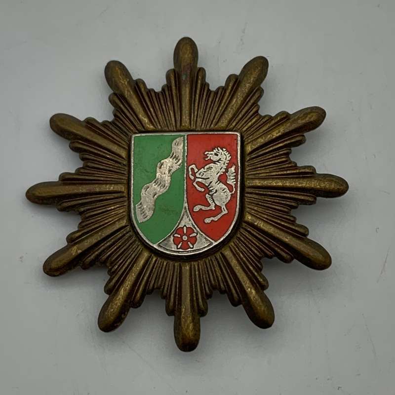 German `Nordrhein Westfalen` Police Cap Badge