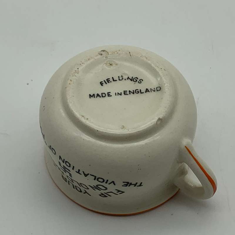 WW2 Miniature `Anti Hitler` Potty/Chamber Pot