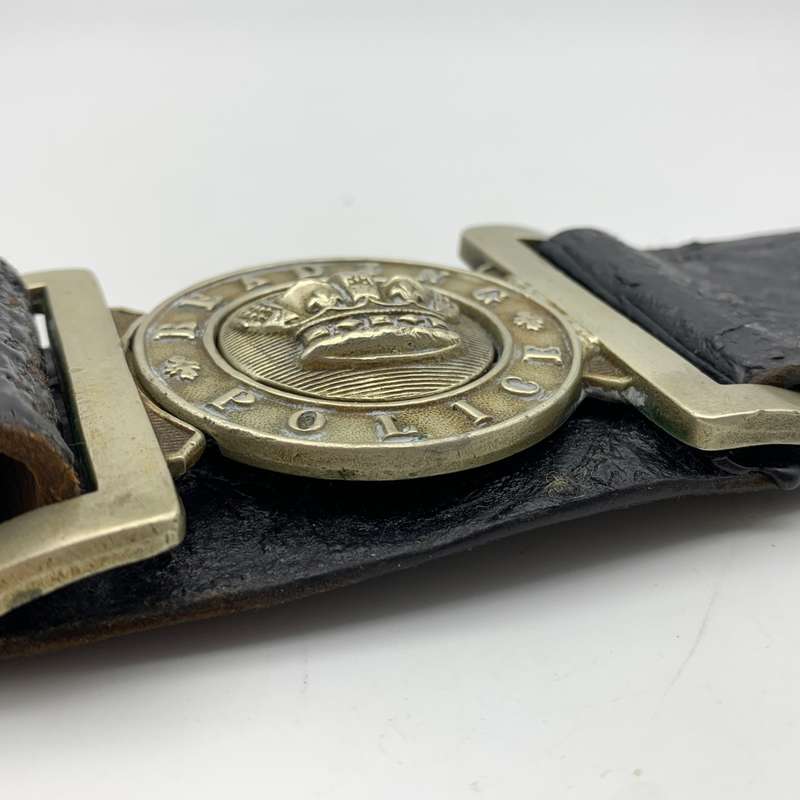 UK - Very Rare Victorian `READING POLICE` Belt with Buckle