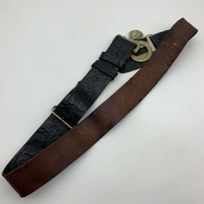 UK - Very Rare Victorian `READING POLICE` Belt with Buckle