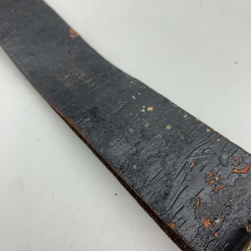 WW1/2 - British Army Officers Leather Belt with Buckle