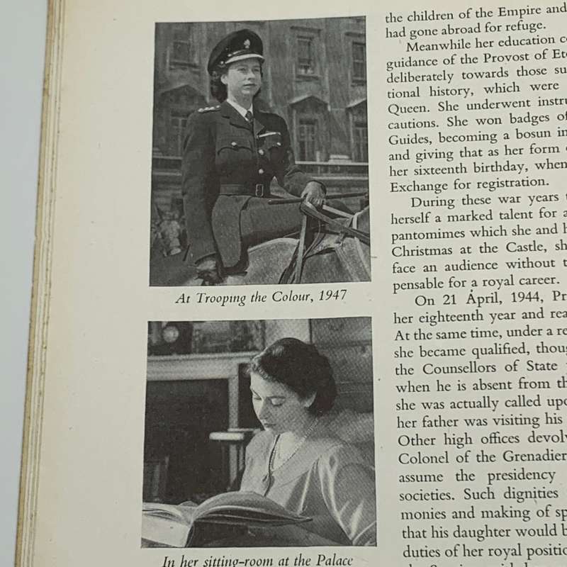 1947 `Wedding of H.R.H. Princess Elizabeth & Lt. Philip Mountbatten` Souvenir Programme