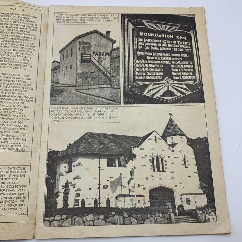 WW2 - S. African `The Gate of the Warrior` M.O.T.H`S  Magazine