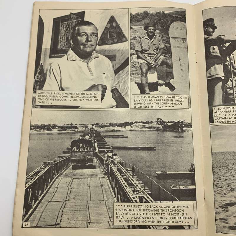 WW2 - S. African `The Gate of the Warrior` M.O.T.H`S  Magazine