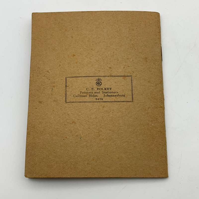 WW2 - S.A. `Police Reserve - Infantry Drill` Handbook