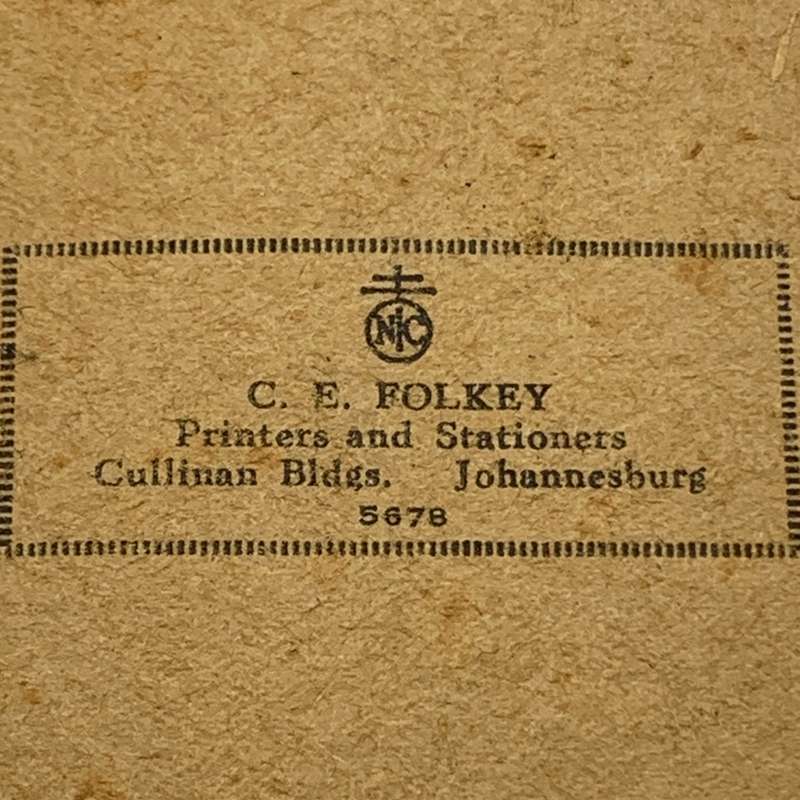 WW2 - S.A. `Police Reserve - Infantry Drill` Handbook