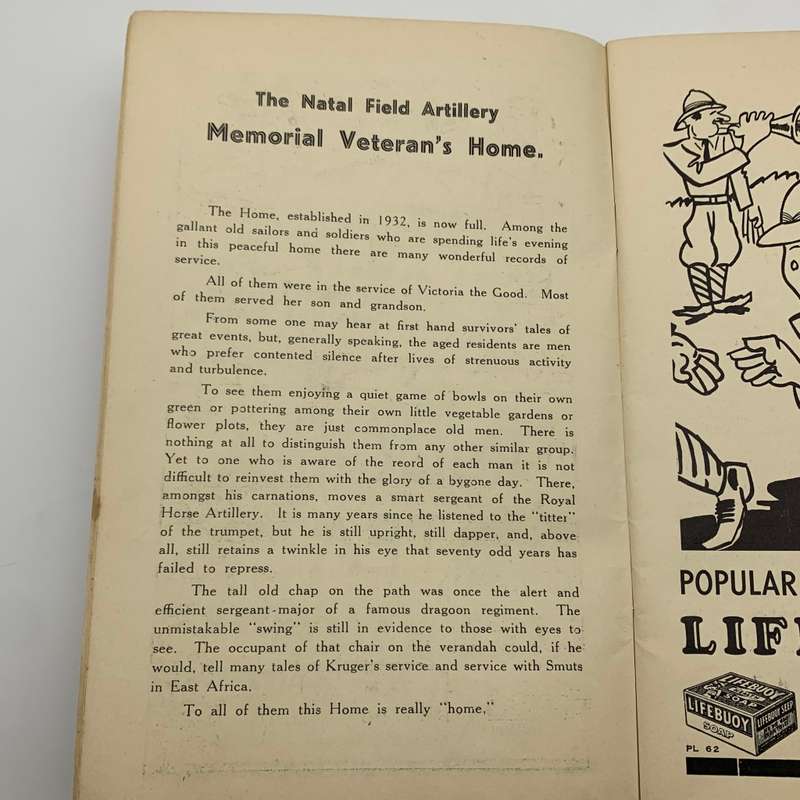 Scarce S. African 1937 `Coronation/Union is Strength` Souvenir Programme
