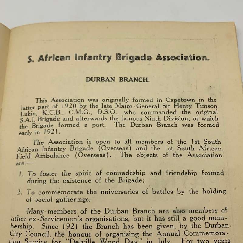 Scarce S. African 1937 `Coronation/Union is Strength` Souvenir Programme