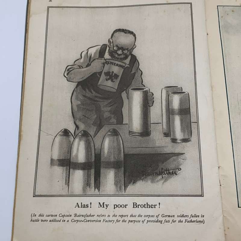 WW1 `Fragments from France` Cartoons by `Capt. Bruce Bairnsfather` (No. 4)