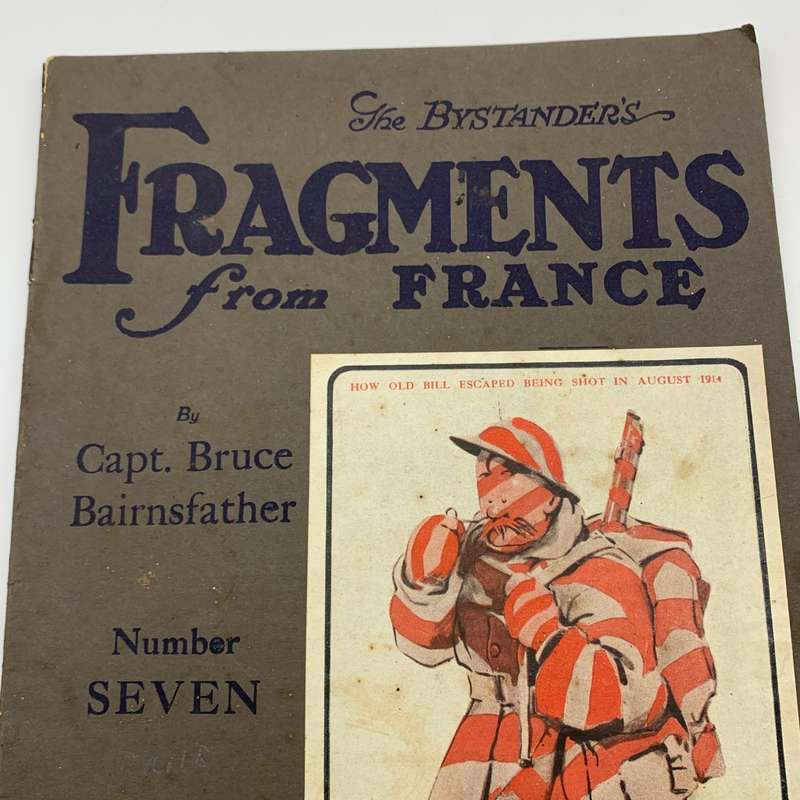 WW1 `Fragments from France` Cartoons by `Capt. Bruce Bairnsfather` (No. 7)