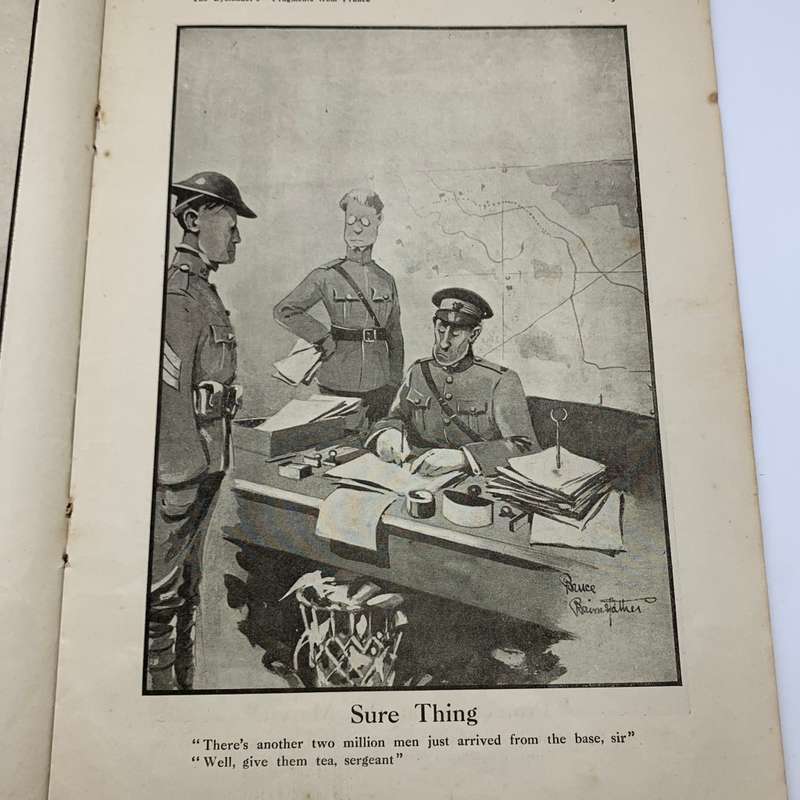 WW1 `Fragments from France` Cartoons by `Capt. Bruce Bairnsfather` (No. 7)