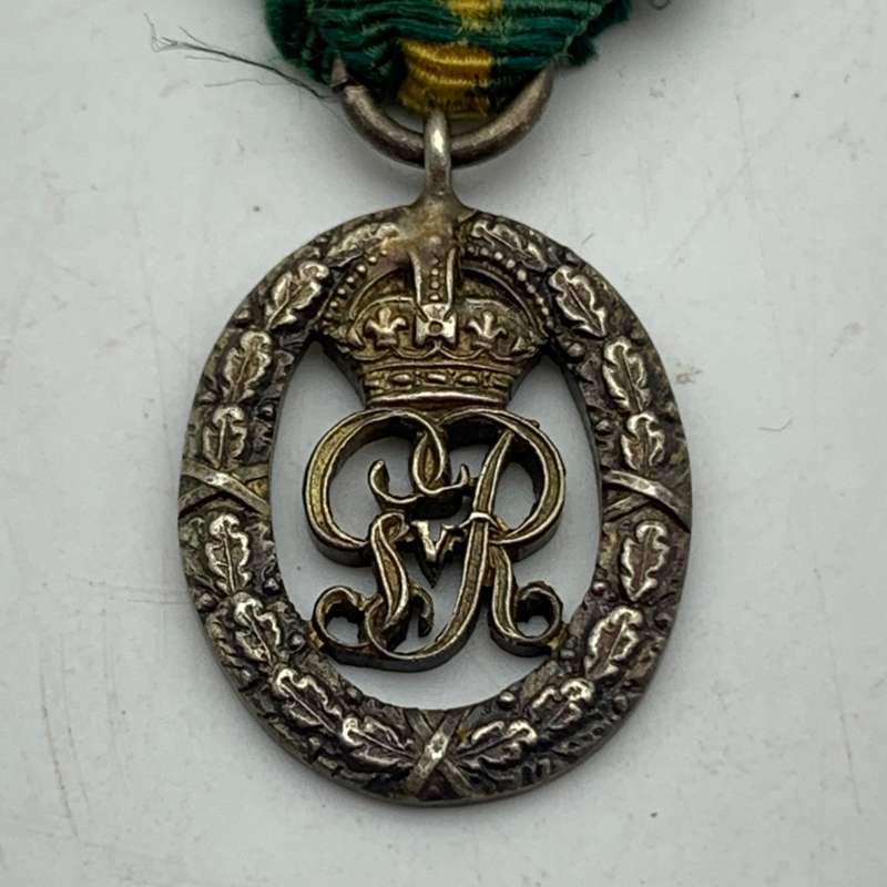 British - `Territorial Decoration` Miniature Medal (King George V)