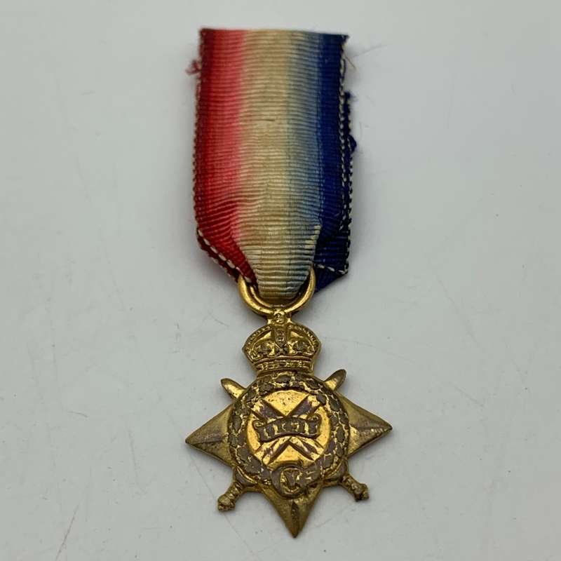 WW1 - `1914-15 Star` Miniature Medal