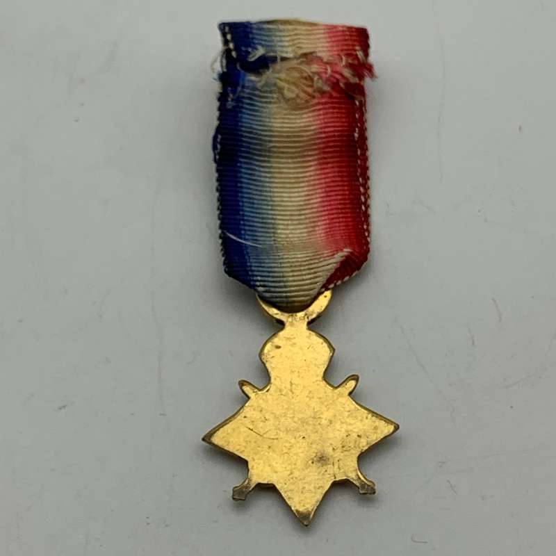 WW1 - `1914-15 Star` Miniature Medal