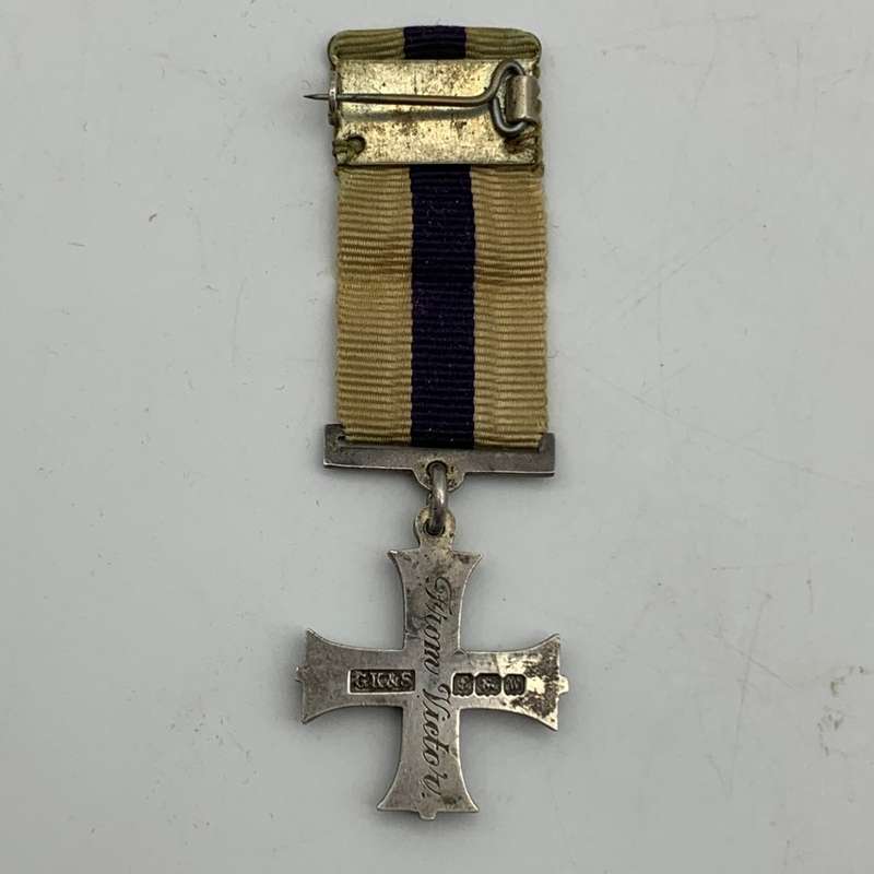 WW1 - `Military Cross` Miniature Medal (Hallmarked)