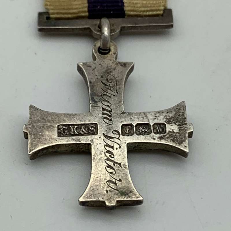 WW1 - `Military Cross` Miniature Medal (Hallmarked)